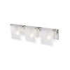 Z-Lite Zephyr 3 Light Vanity, Brushed Nickel & Clear Beveled, Frosted 169-3V-BN